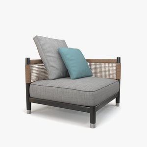 3D Parker ArmChair