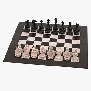 3d model chess pieces