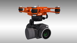 splashdrone gimbal camera 3D model