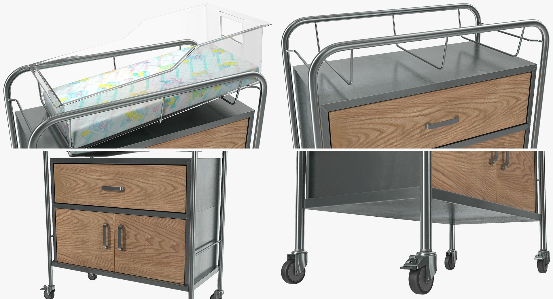 Hospital Carrier Drawer 3D Model TurboSquid 1236269