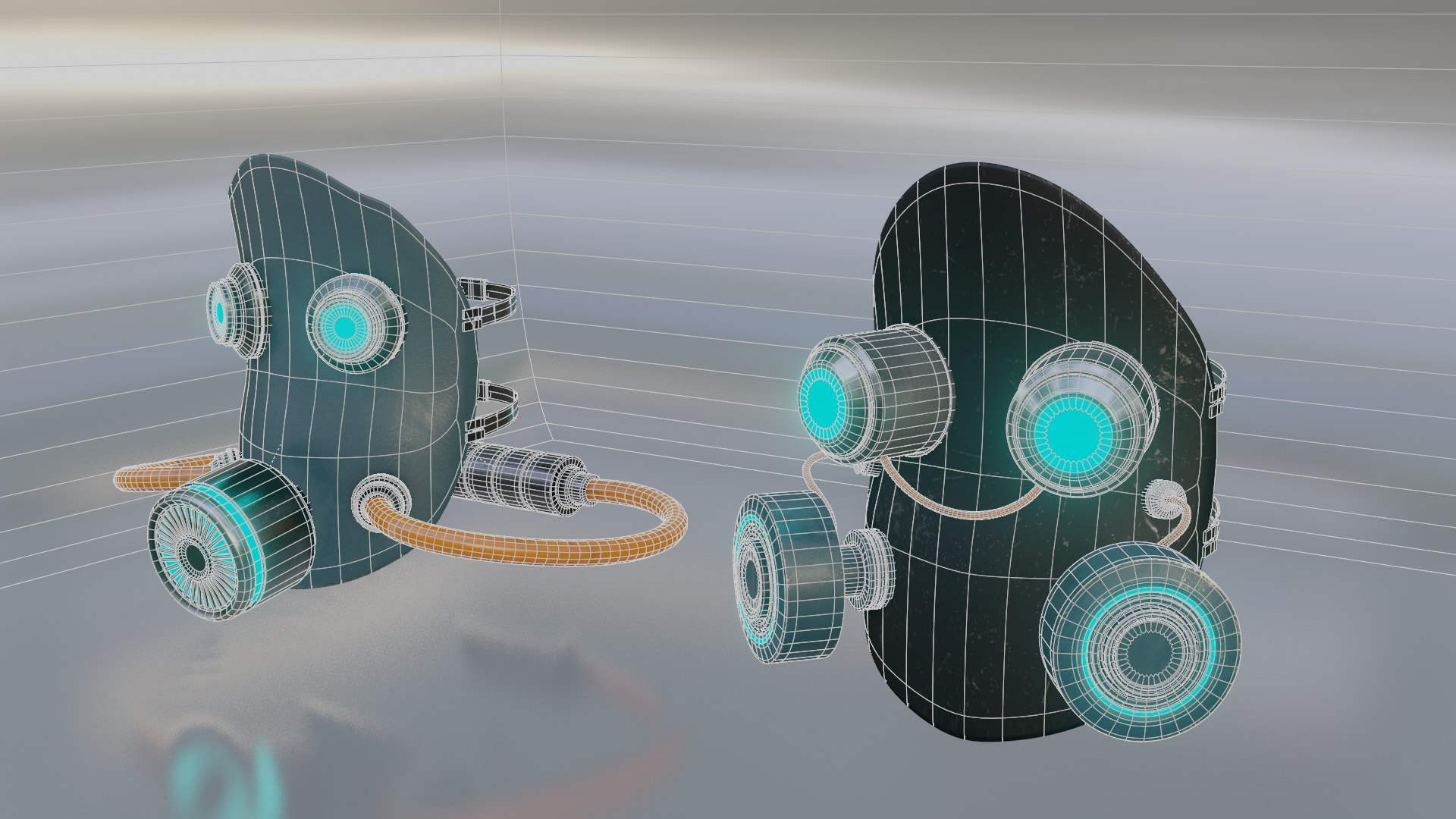 3D model gasmask mask - TurboSquid 1673395