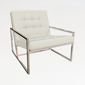 minimalist armchair 3D model