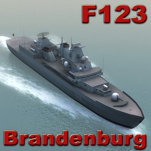 f123 brandenburg ships 3d model