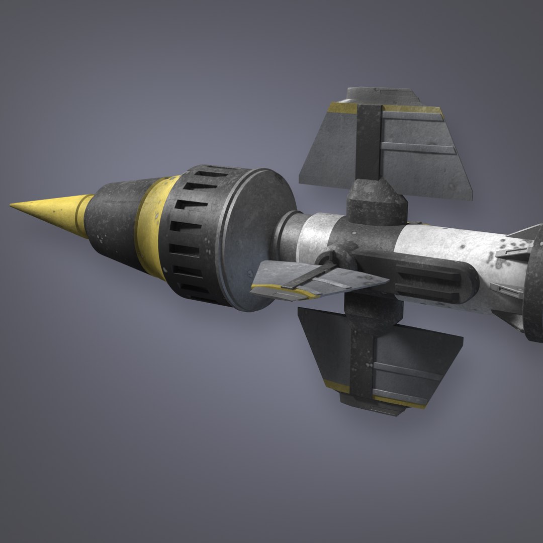 Missile Sci Fi 3d Model