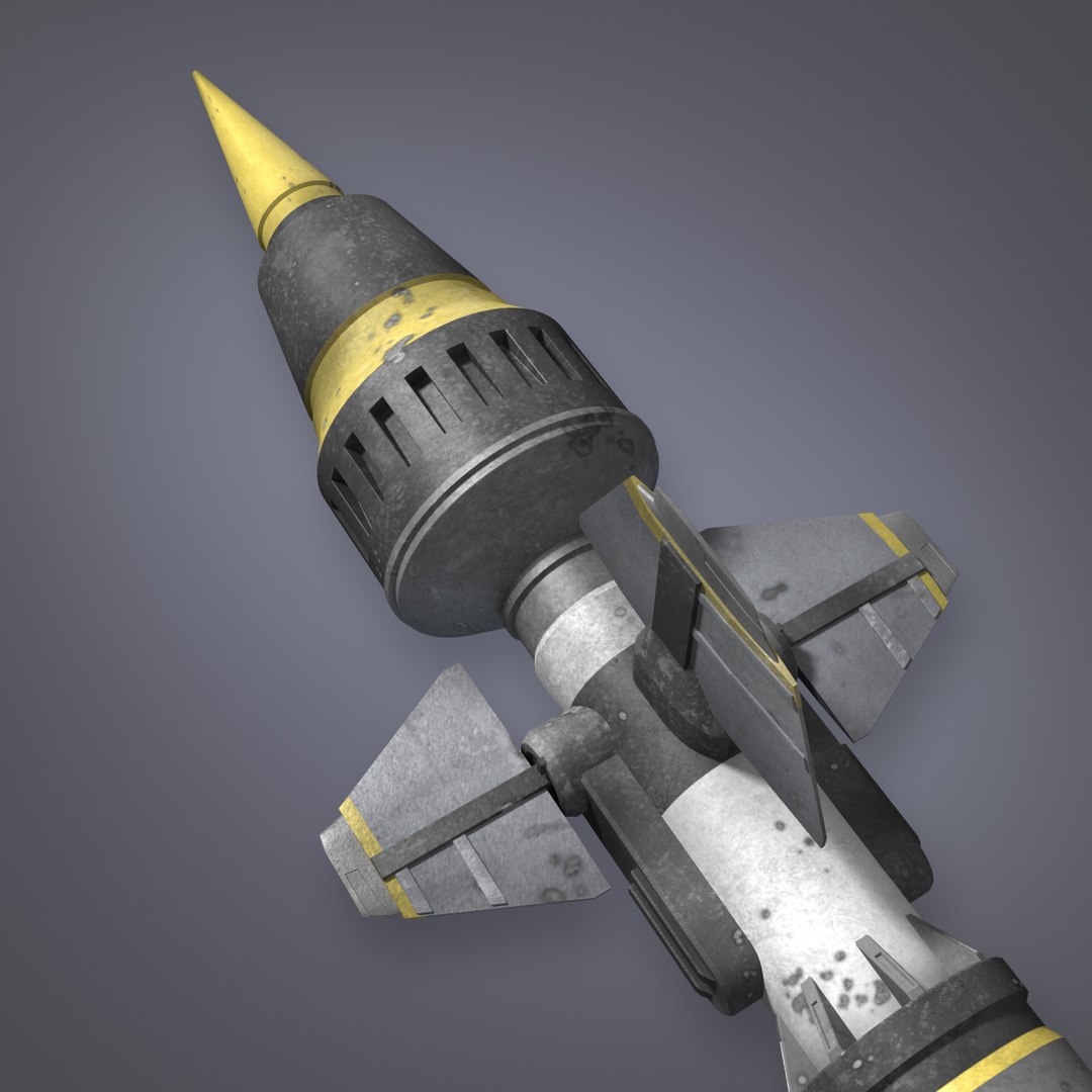 Missile Sci Fi 3d Model