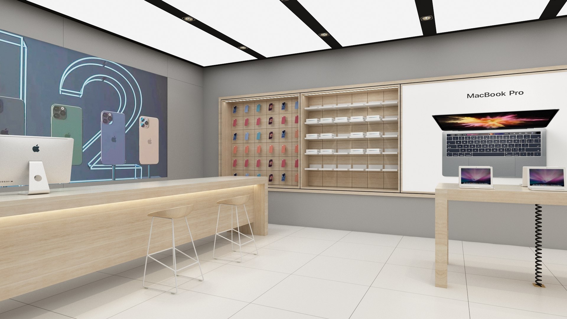 Apple Store Interior 02 3D Model - TurboSquid 1747944