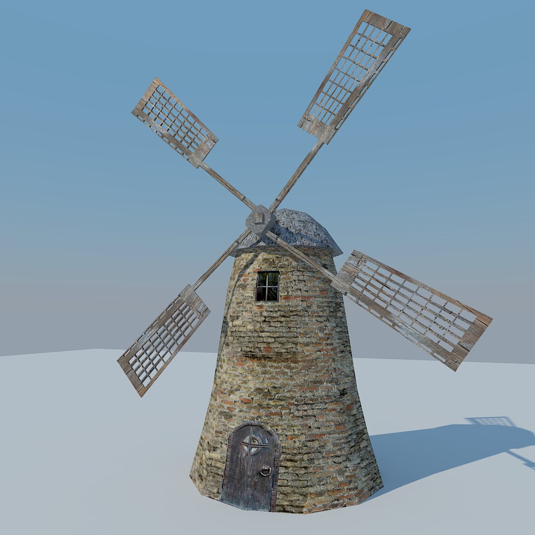 Windmill 3d Model