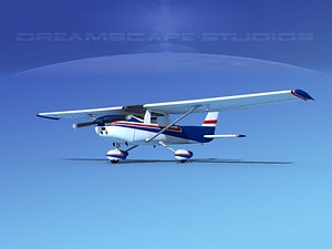 3d model cessna c150 commuter