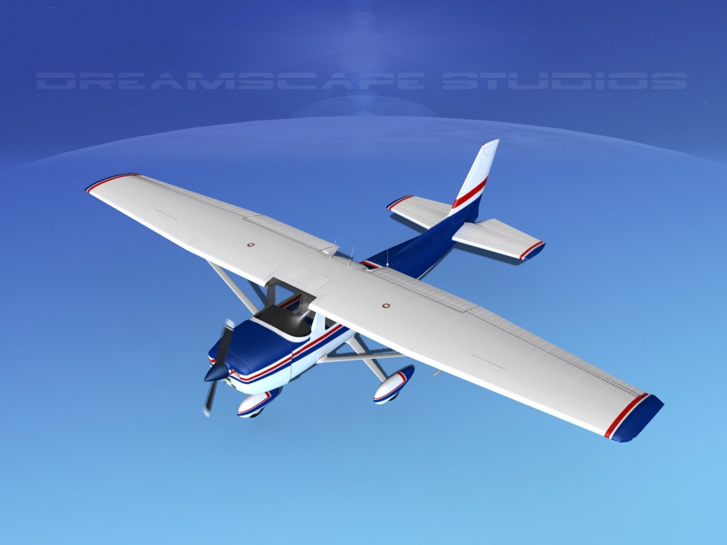 3d Model Cessna C150 Commuter