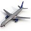 Boeing 757-200 United Airlines Rigged Modèle 3D