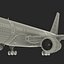 Boeing 757-200 United Airlines Rigged Modèle 3D