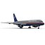 Boeing 757-200 United Airlines Rigged Modèle 3D