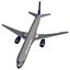 Boeing 757-200 United Airlines Rigged Modèle 3D