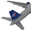 Boeing 757-200 United Airlines Rigged Modèle 3D