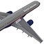 Boeing 757-200 United Airlines Rigged Modèle 3D
