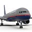 Boeing 757-200 United Airlines Rigged Modèle 3D