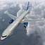 Boeing 757-200 United Airlines Rigged Modèle 3D