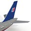 Boeing 757-200 United Airlines Rigged Modèle 3D