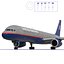 Boeing 757-200 United Airlines Rigged Modèle 3D