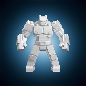 3D Machamp LEGO Fighter 3D Print Model model