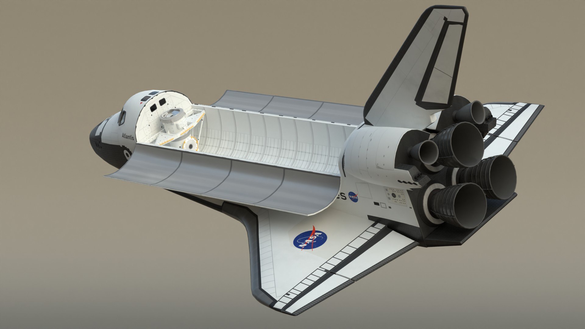 3D model Space Shuttle Atlantis SC https://p.turbosquid.com/ts-thumb/Pa/L5lUxi/lo/sstscpr15/jpg/1767604569/1920x1080/fit_q87/4f629efe307a8cb6da0e2b578c5fcf7bd54c1976/sstscpr15.jpg