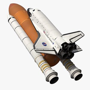 3D model Space Shuttle Atlantis SC