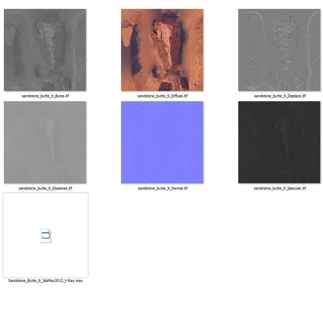 3D sandstone butte 9 model https://p.turbosquid.com/ts-thumb/Pa/Ln1uOK/BSy4wXXQ/m9_maps/jpg/1546767234/1920x1080/fit_q87/7ea4da484243c7dea740e95914afeeb082965714/m9_maps.jpg