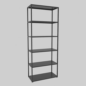 3D office bookcase 800