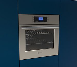 3D model oven bosch