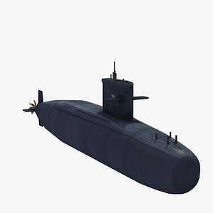hai lung attack submarine 3d max