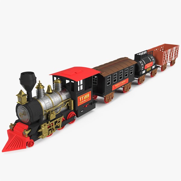 Conjunto de trem de brinquedo Modelo 3D $12 - .max .fbx .obj - Free3D