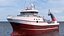 trawler fishing vessel trawls 3D model
