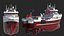trawler fishing vessel trawls 3D model