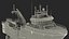 trawler fishing vessel trawls 3D model