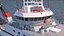 trawler fishing vessel trawls 3D model