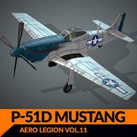Real-Time Airplane P-51D Mustang