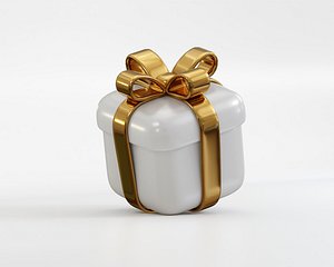 3D model Cartoon Gift Box 3d Model