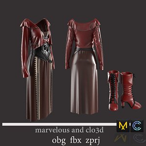 Gaming clothes at Marvelous Designer model