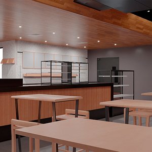 Building with Summer Cafe