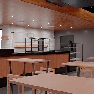 Building with Summer Cafe