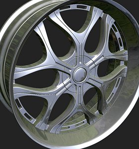 wheels rim 3d obj