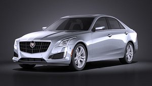 2014 cadillac cts 3d model