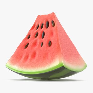 Cartoon Piece of Watermelon Slice