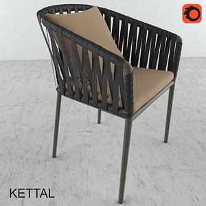 3d bitta chair