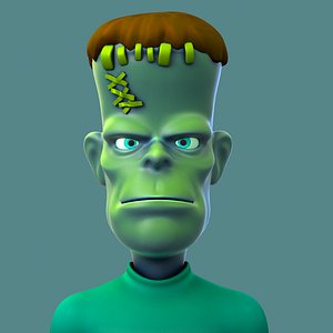 Cartoon Monster Frankenstein