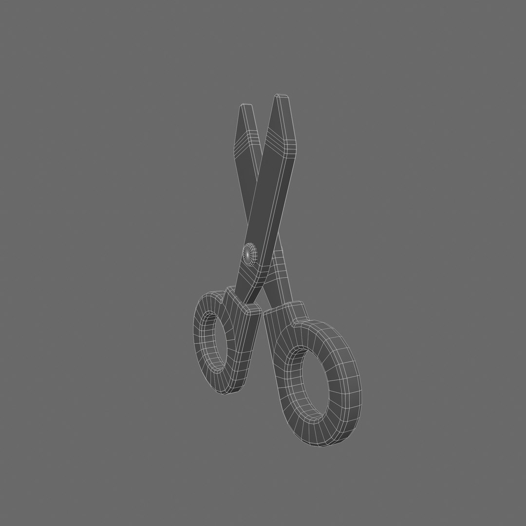 Cartoon Scissors 3D model - TurboSquid 2061983