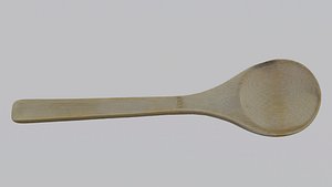 Photorealistic  Wooden Spoon