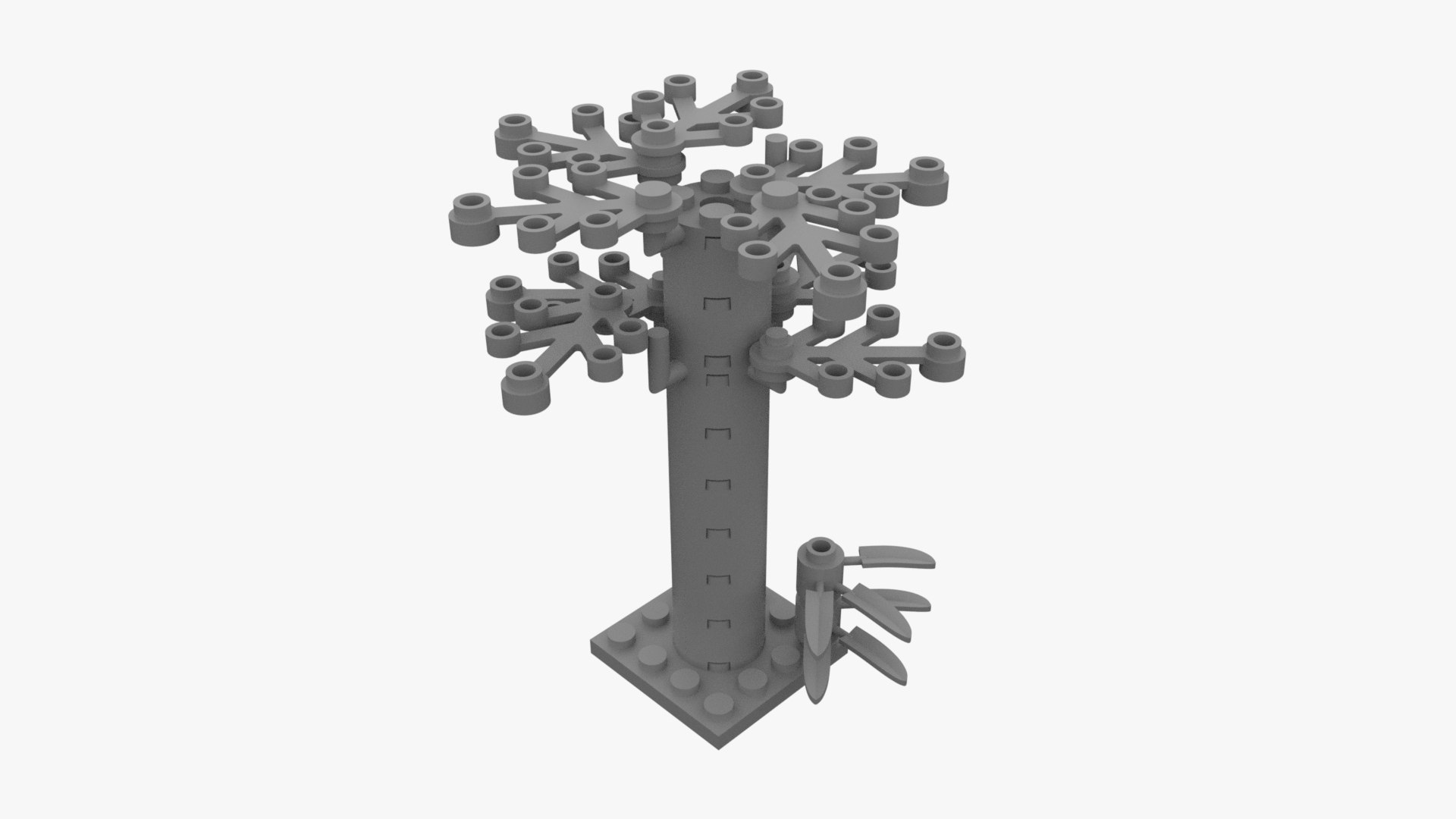 Lego Brick Tree Model - TurboSquid 1849916