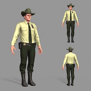 pbr police model
