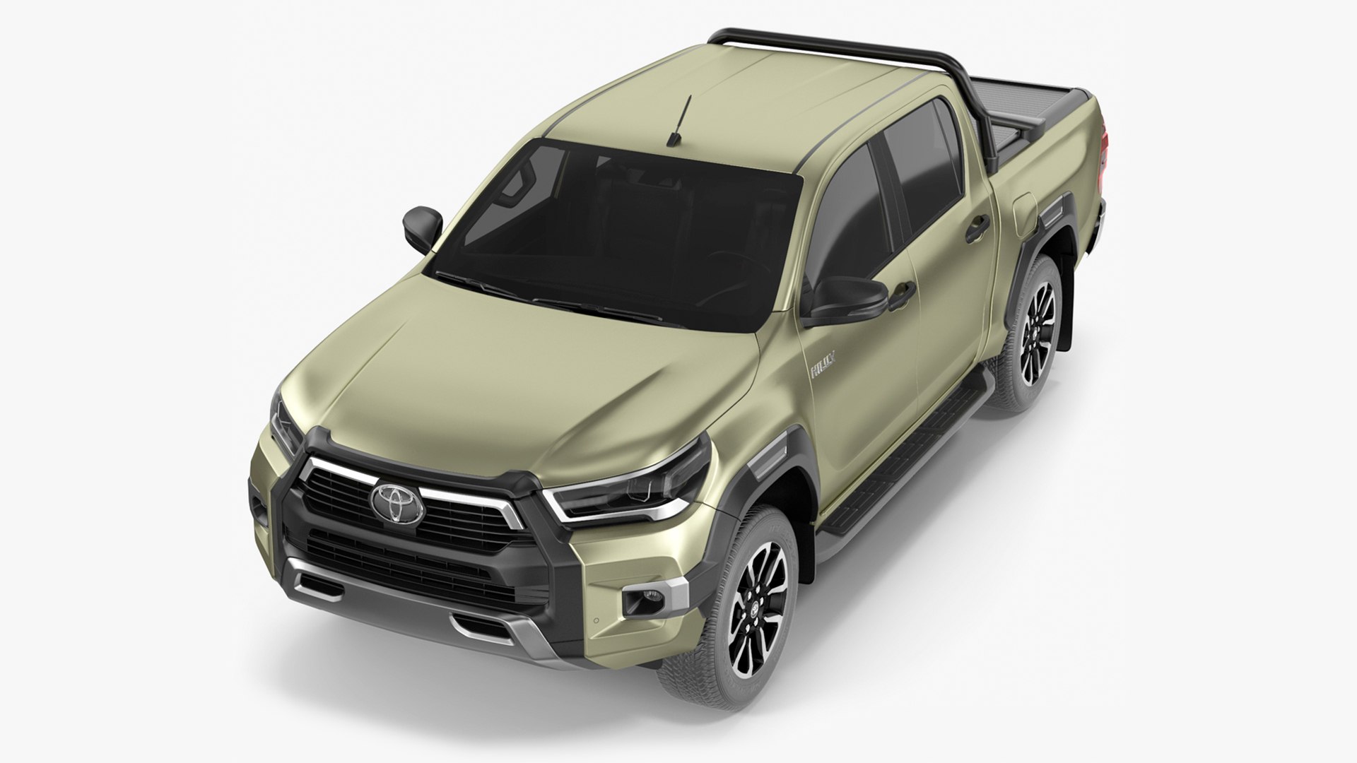 Toyota Hilux 2022 Rigged 3D model preview